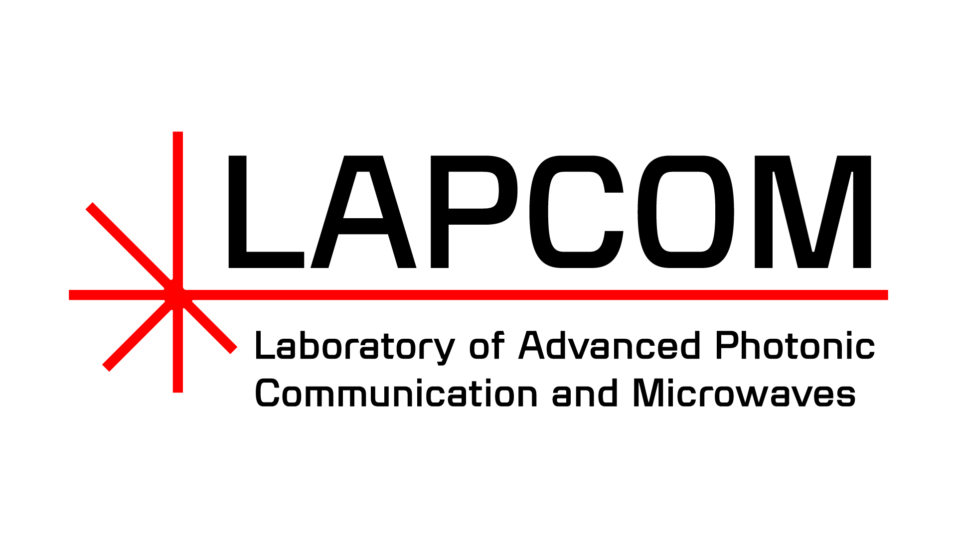 Logotipo de Laboratório Avançado de Pesquisas em Comunicações Ópticas e Micro-ondas Multiusuário – LAPCOM/Unicamp